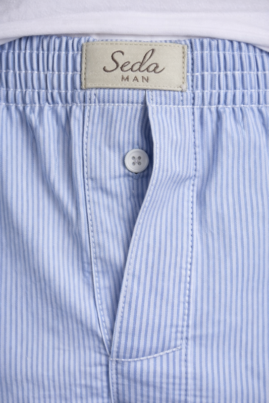 BLUE WOVEN 2PACK BOXER SHORTS