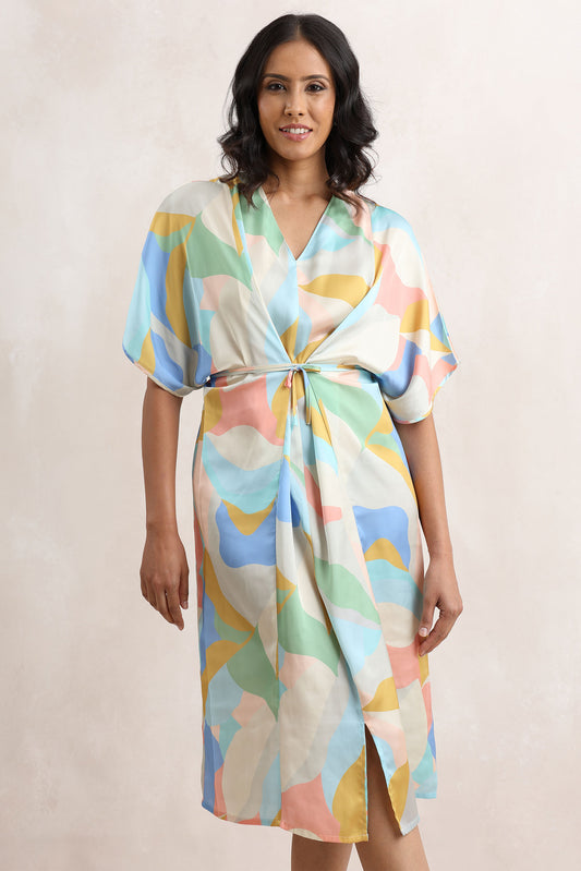 SATIN KIMONO KAFTAN