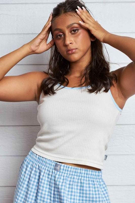 VIVID STRAP CROP TOP