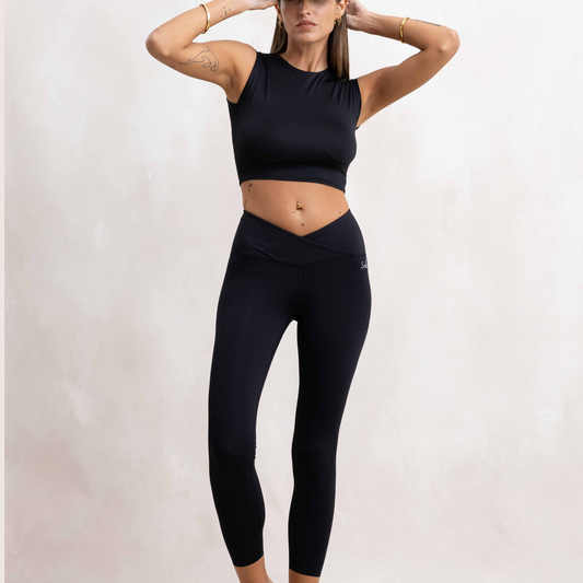 SEDA Black Activ V-Cut Yoga Pant