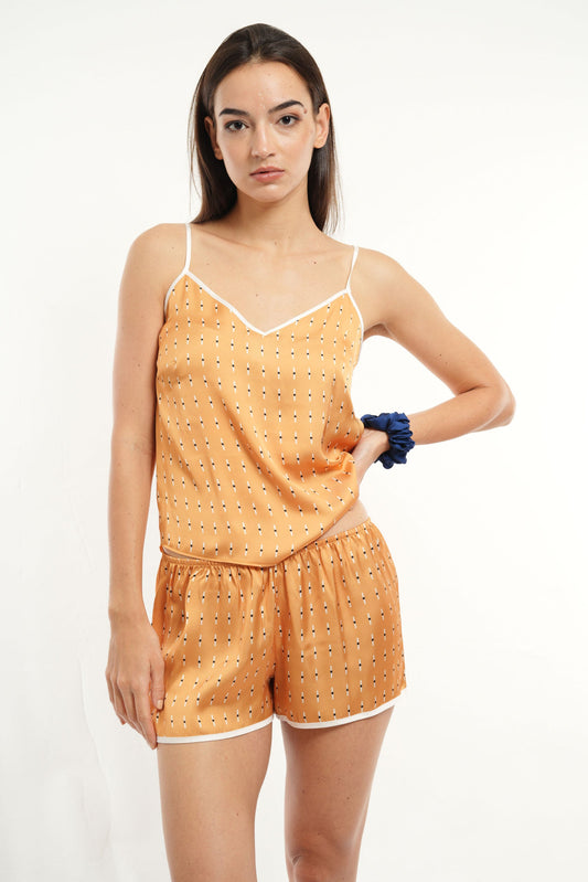 Cami set - Mustard AOP