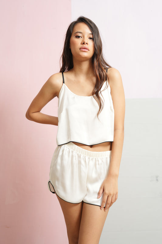 PJ CAMI SET WHITE
