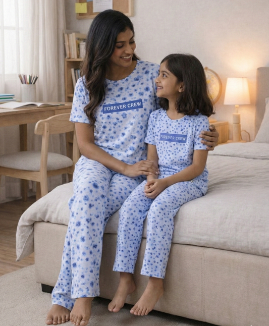 FOREVER LADIES SHORT SLEEVE PANT SET