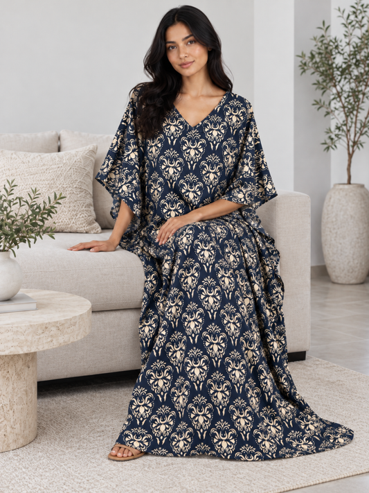 MIDNIGHT MOTIF LADIES KAFTAN
