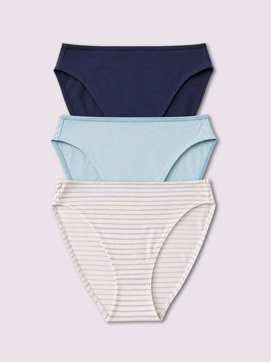 SOFT COTTON 3PACK MID RISE BRIEF