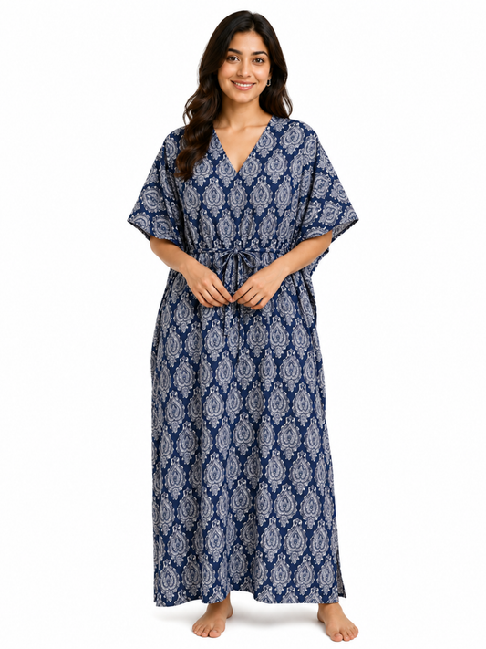 BLUE MOSAIC LADIES KAFTAN - WOMENS - COTTON - SEDA