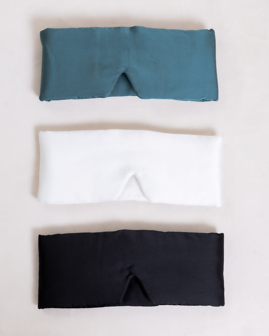 TEAL LADIES SATIN EYE MASK