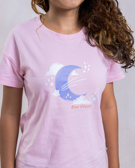 MOON KEEPER COTTON SHORT SLEEVE PANT SET