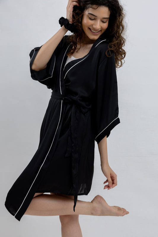 Dressing Gown - Black