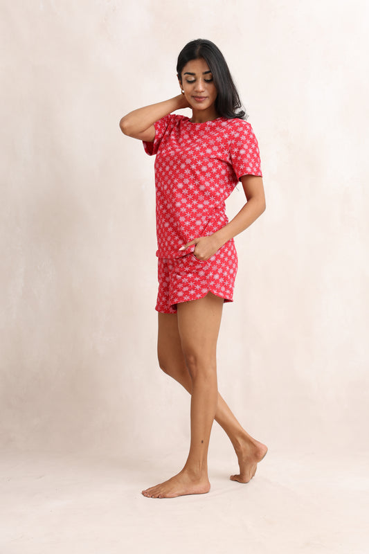 COZY CRYSTAL SHORT SET