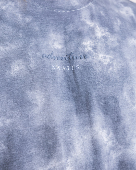 SMOKE AND ASH MEN'S TIE & DYE REGULAR FIT T-SHIRT