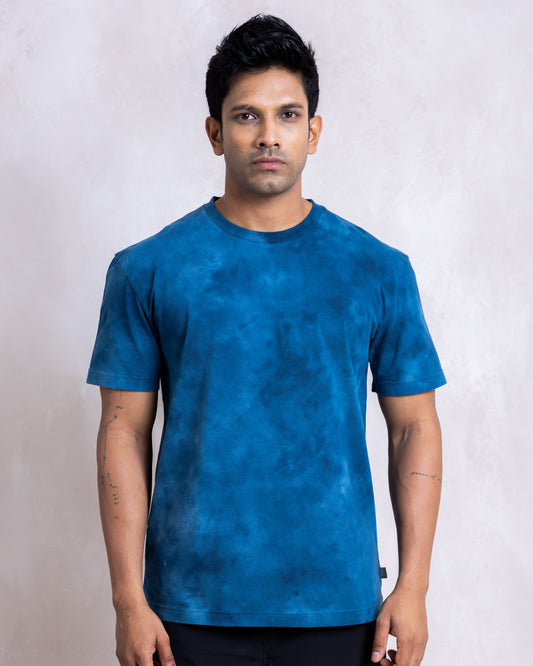 DEEP WAVE TIE AND DYE MEN'S COMFORT FIT T-SHIRT
