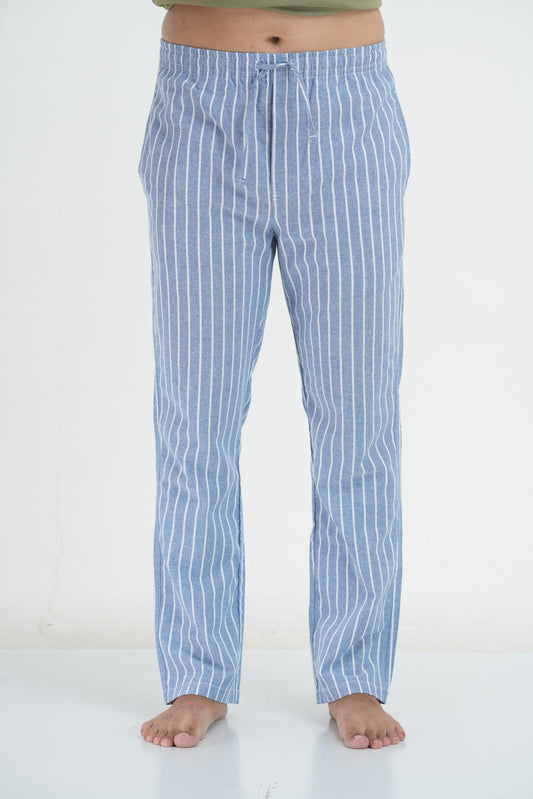 MYSTIC BLUE STRIPE PANT