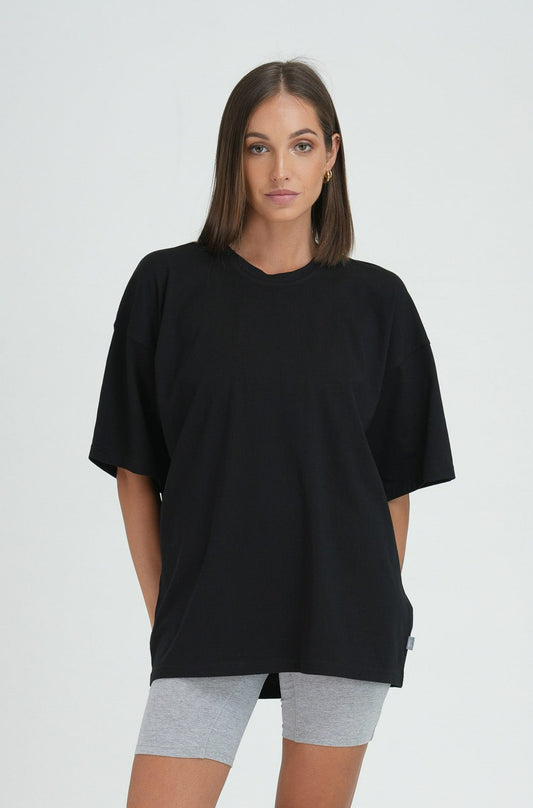 BASIC OVERSIZED BLACK T SHIRTS