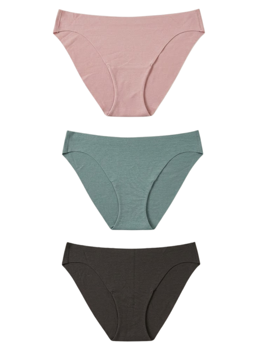 3PACK SECOND SKIN FREECUT BIKINI