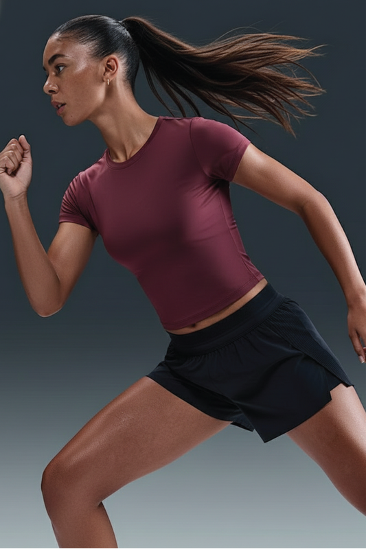 AirDrift Active Maroon Tee