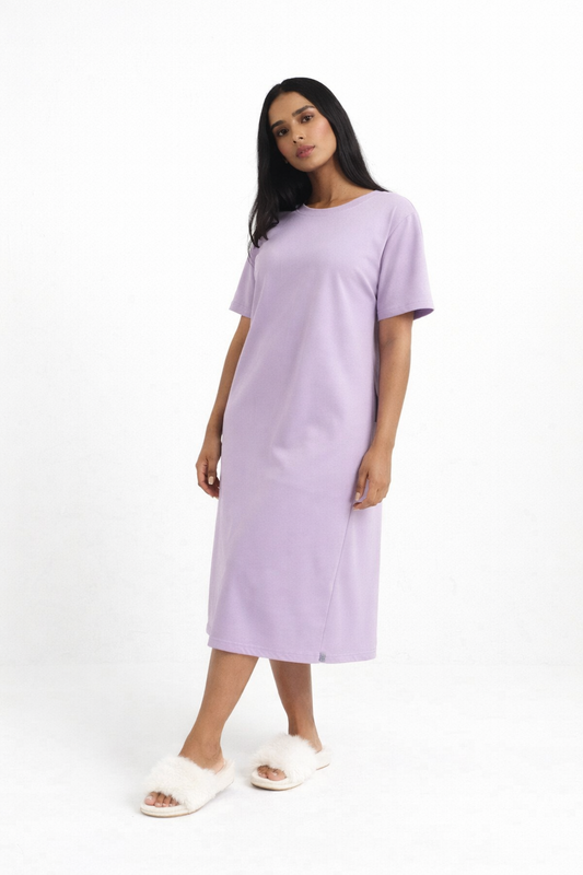AIRSOFT MODAL PURPLE LADIES OVERSIZED NIGHTY