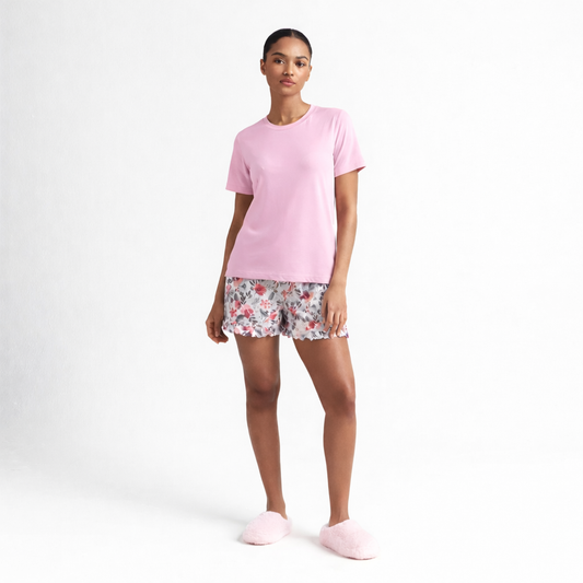 AIRSOFT MODAL PINK FLORAL LADIES SPORT NIGHTY