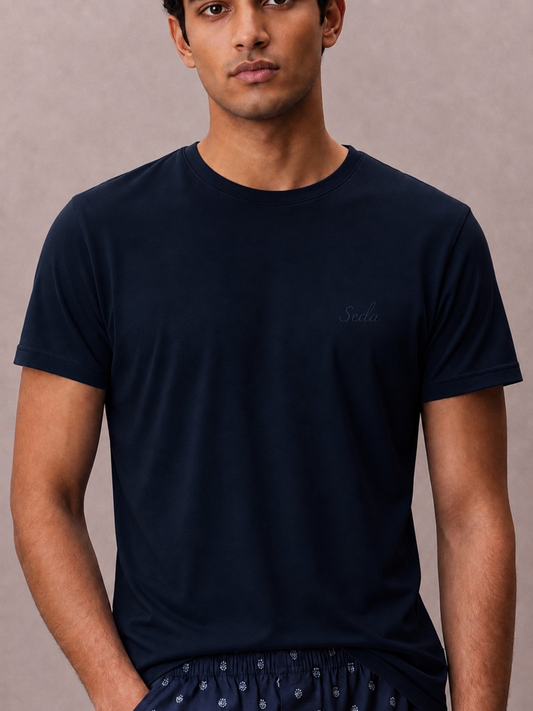 AIRSOFT MODAL DRESS BLUE MENS T SHIRT