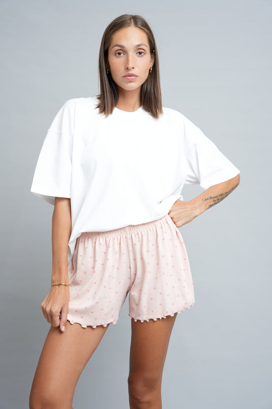 PINK FLOWER SHORT