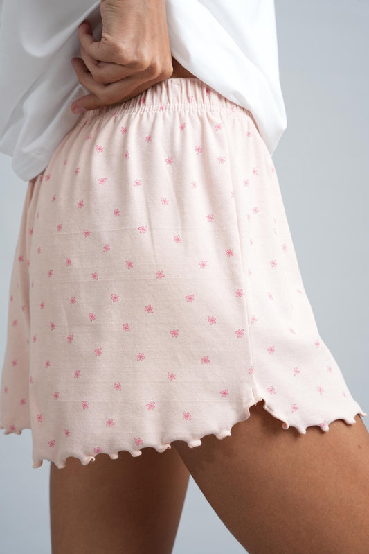 PINK FLOWER SHORT