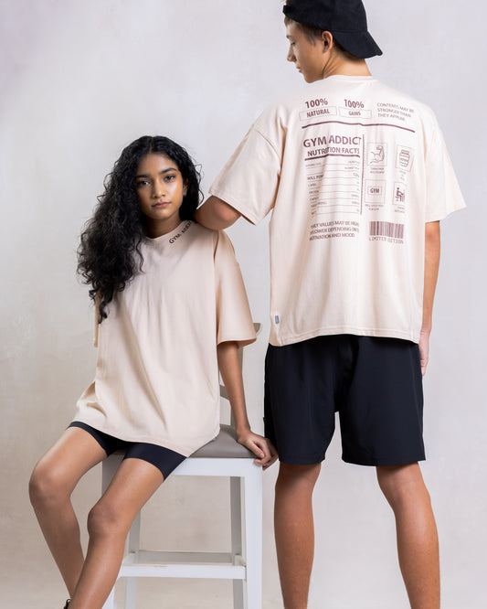 GYM ADDICT TEEN OVERSIZED T-SHIRT