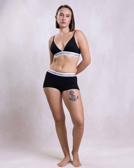 SEDA BASICS BOY SHORT - BLACK
