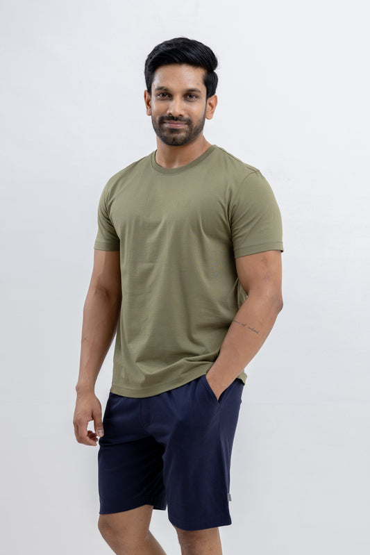 NAVY BLISS MENS KNIT SHORT