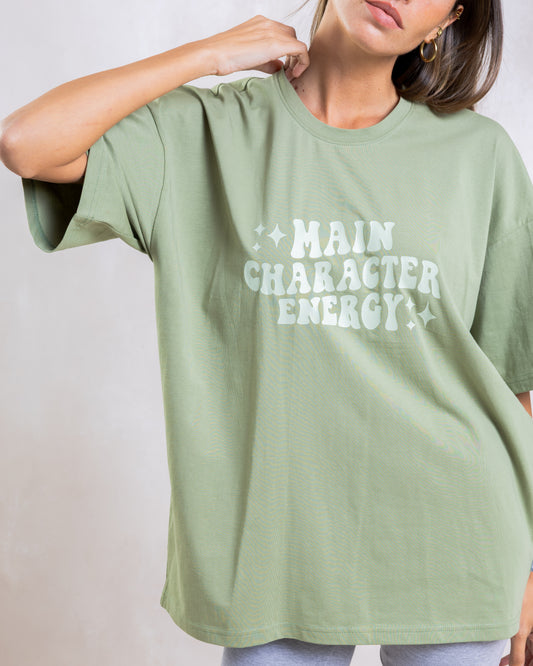 MAIN CHARACTER LADIES OVERSIZED TSHIRT