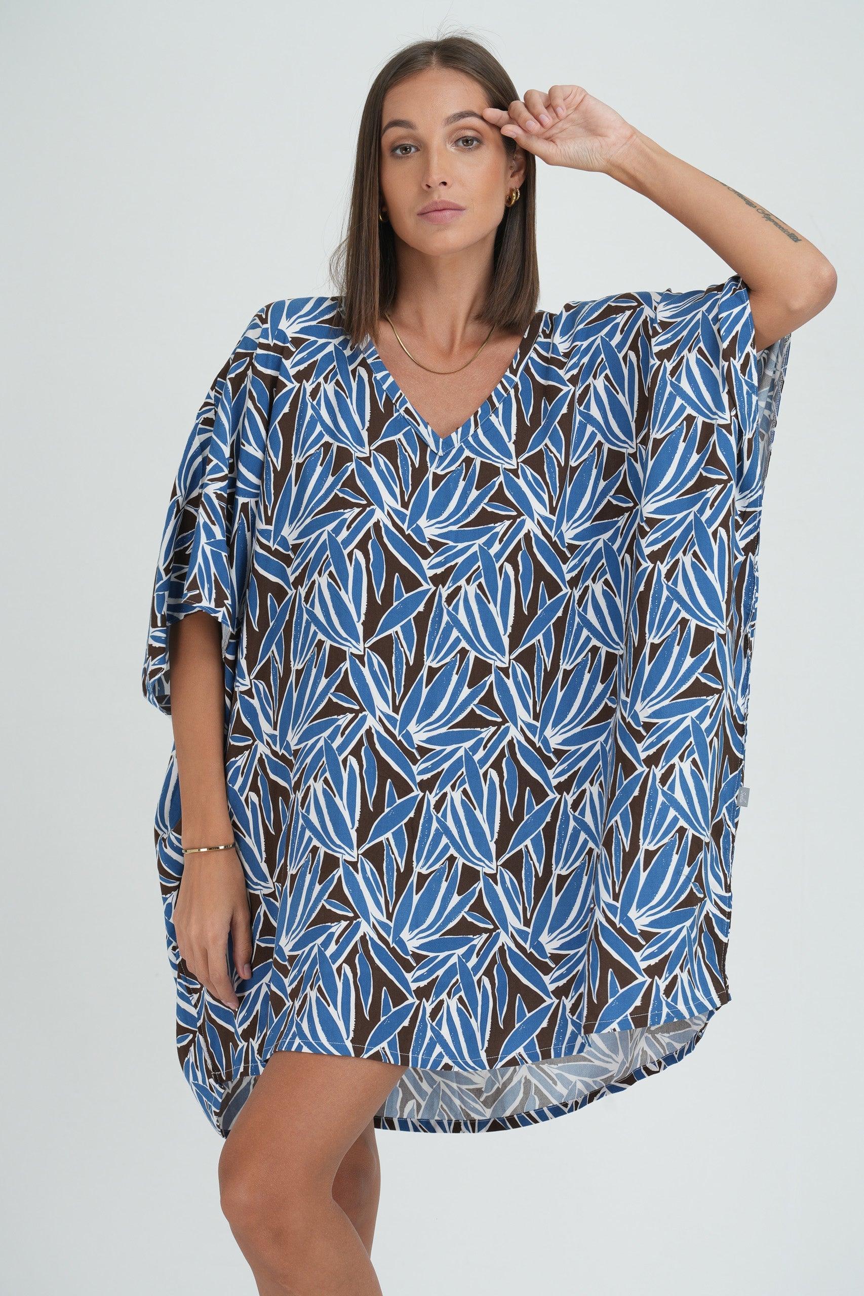 Stylish Kaftan Dress - Trendy Bohemian Fashion for Women