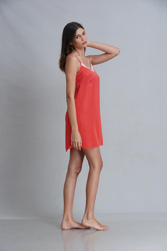 Slip Dress - Red