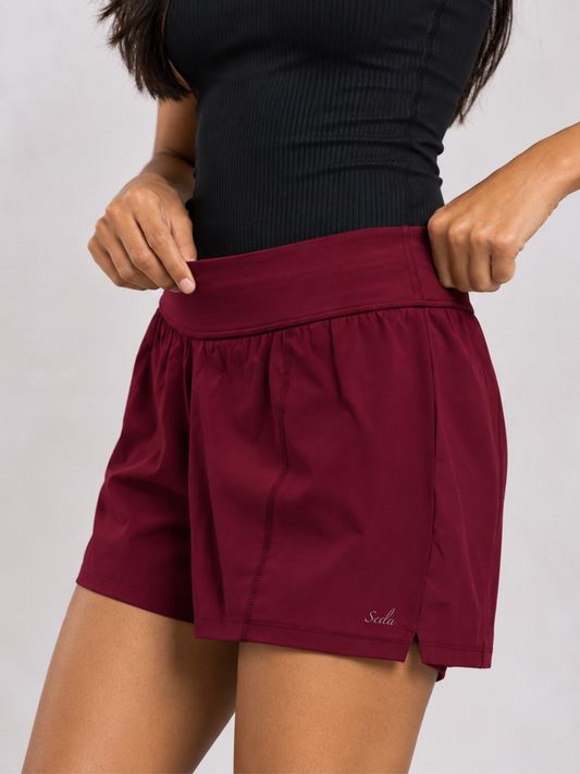 SEDA MAROON RUNNING SHORT